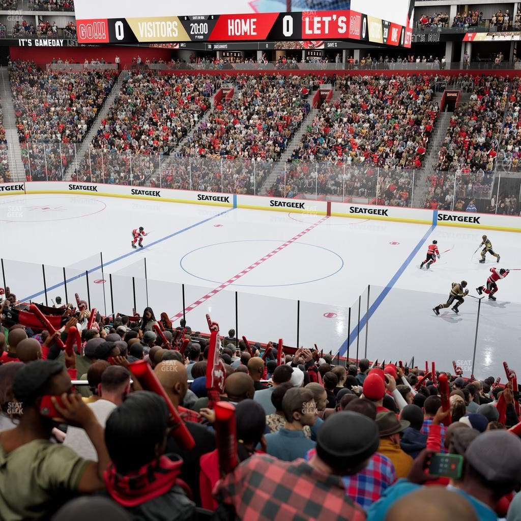 Little Caesars Arena - Section 120 Seat View