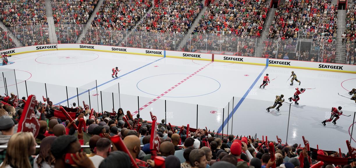 Little Caesars Arena - Section 120 Seat View