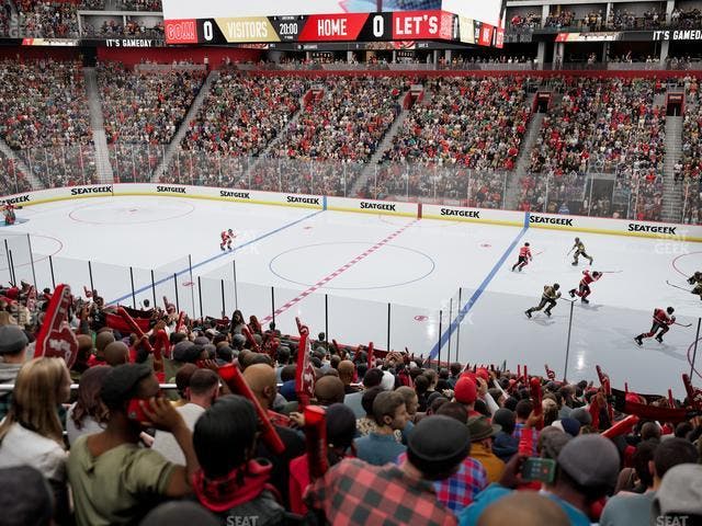 Little Caesars Arena - Section 120 Seat View
