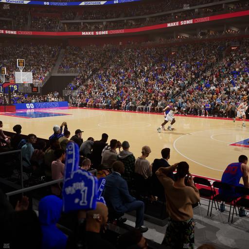 Little Caesars Arena - Section 120 Seat View