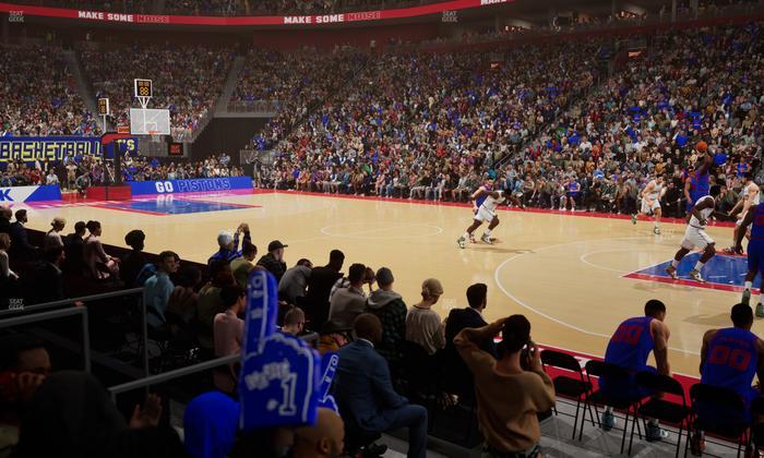 Little Caesars Arena - Section 120 Seat View