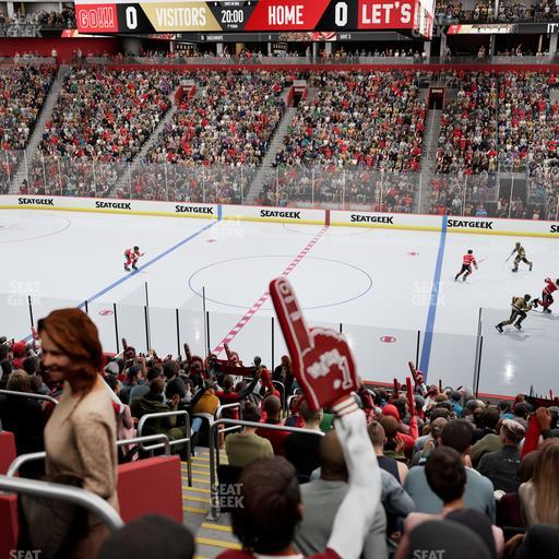 Little Caesars Arena - Section 121 Seat View