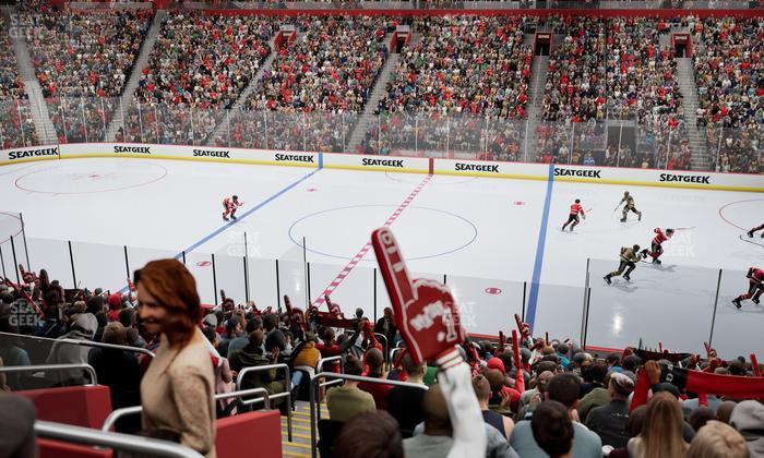 Little Caesars Arena - Section 121 Seat View