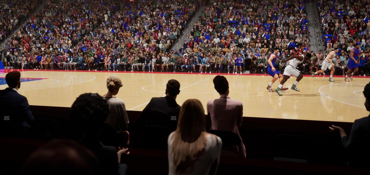 Little Caesars Arena - Section 121 Seat View