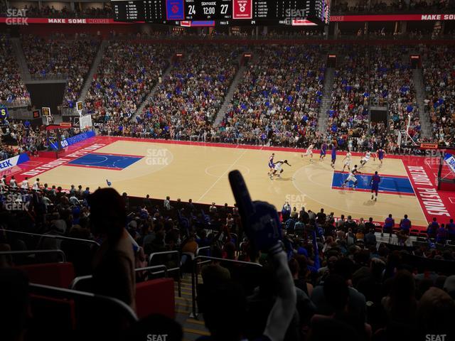 Little Caesars Arena - Section 121 Seat View