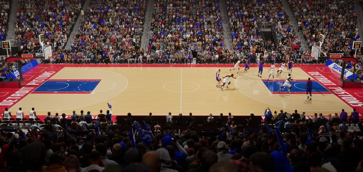 Little Caesars Arena - Section 122 Seat View