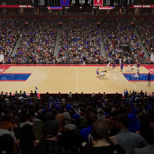 Little Caesars Arena - Section 122 Seat View