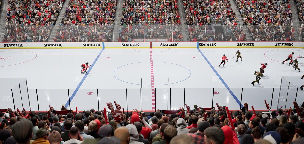 Little Caesars Arena - Section 122 Seat View