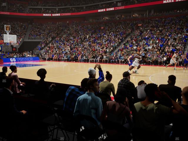 Little Caesars Arena - Section 122 Seat View