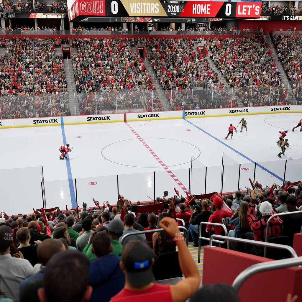 Little Caesars Arena - Section 123 Seat View