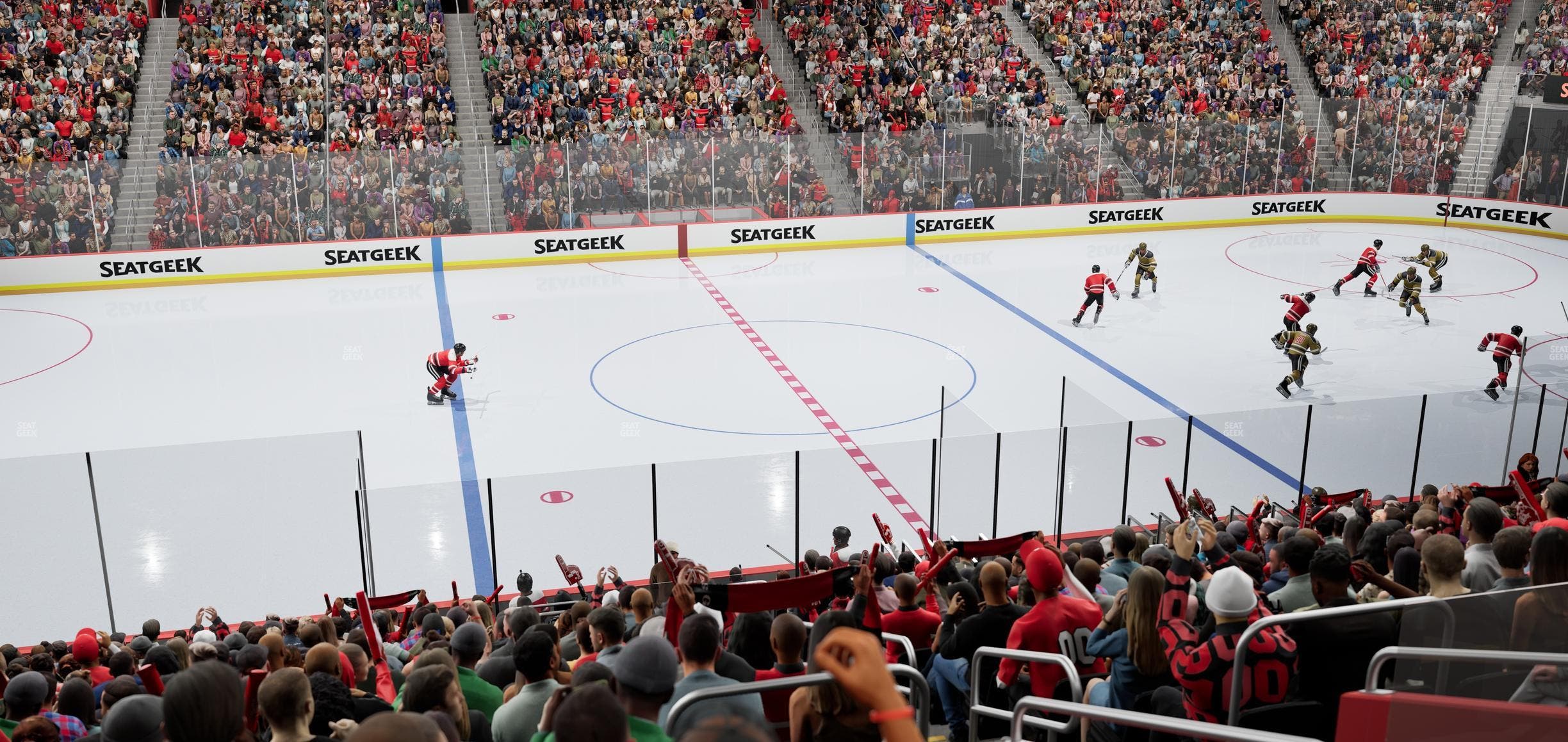 Little Caesars Arena - Section 123 Seat View