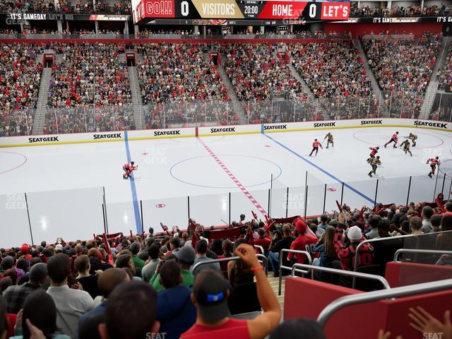 Little Caesars Arena - Section 123 Seat View