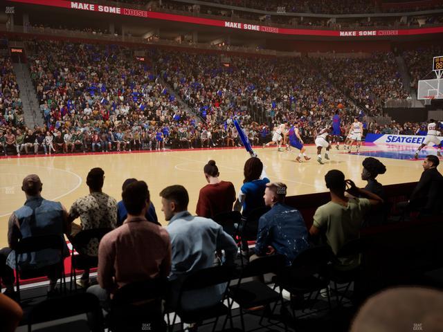 Little Caesars Arena - Section 123 Seat View