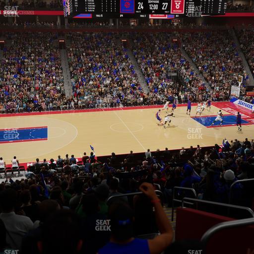 Little Caesars Arena - Section 123 Seat View