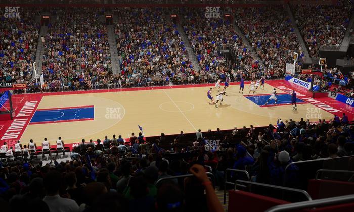 Little Caesars Arena - Section 123 Seat View