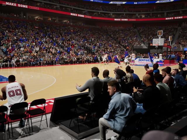 Little Caesars Arena - Section 124 Seat View