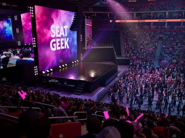 Little Caesars Arena - Section 124 Seat View