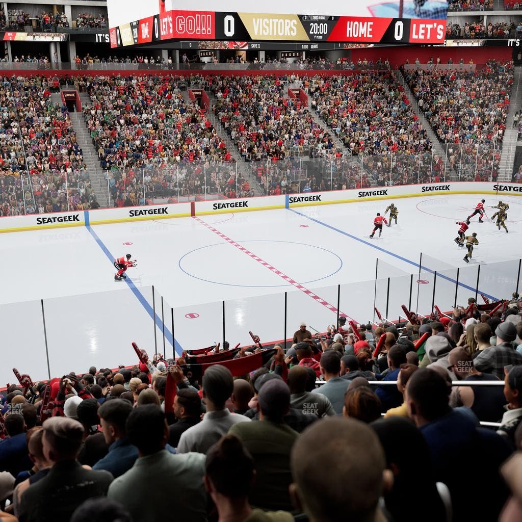 Little Caesars Arena - Section 124 Seat View