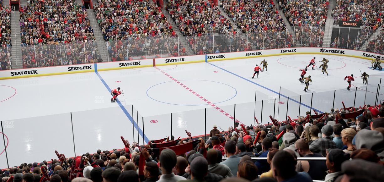 Little Caesars Arena - Section 124 Seat View