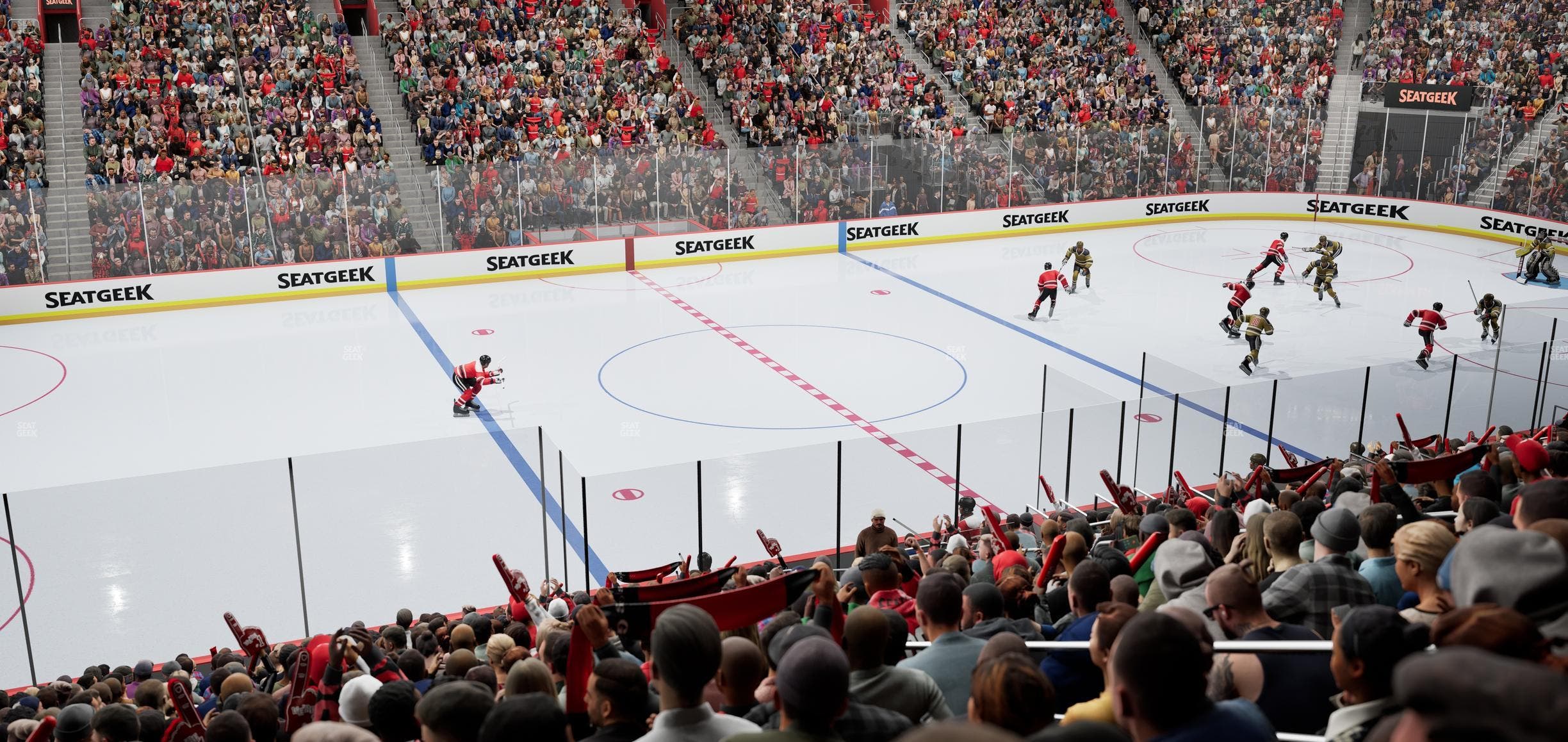 Little Caesars Arena - Section 124 Seat View