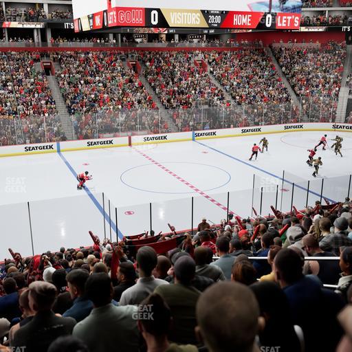 Little Caesars Arena - Section 124 Seat View