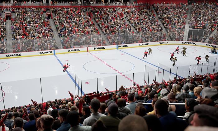 Little Caesars Arena - Section 124 Seat View