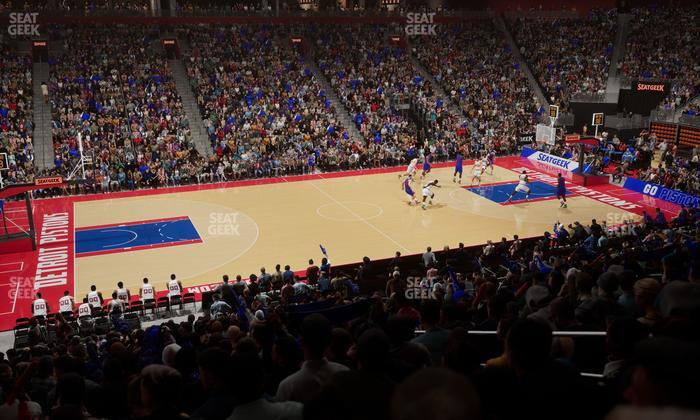 Little Caesars Arena - Section 124 Seat View