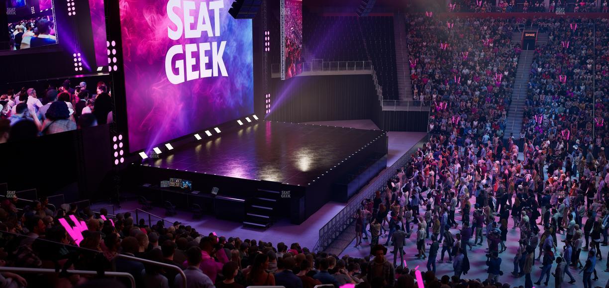 Little Caesars Arena - Section 124 Seat View