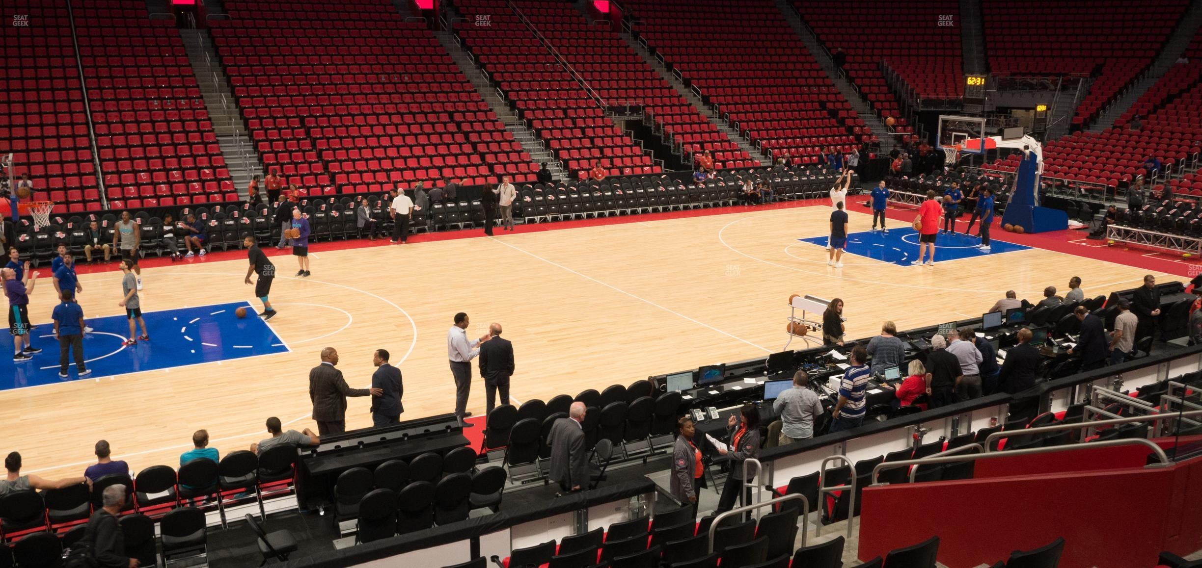 Little Caesars Arena - Section 124 Seat View
