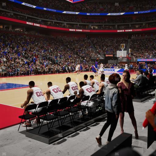 Little Caesars Arena - Section 125 Seat View