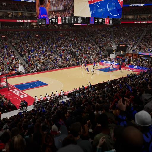 Little Caesars Arena - Section 125 Seat View