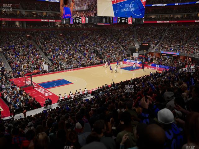 Little Caesars Arena - Section 125 Seat View