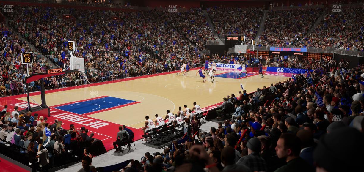 Little Caesars Arena - Section 126 A Seat View