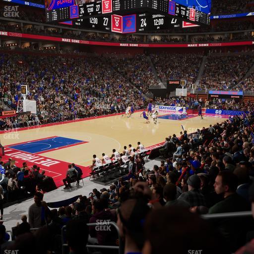 Little Caesars Arena - Section 126 A Seat View