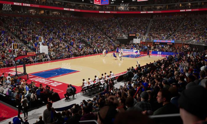 Little Caesars Arena - Section 126 A Seat View