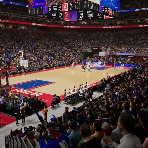 Little Caesars Arena - Section 126 Seat View