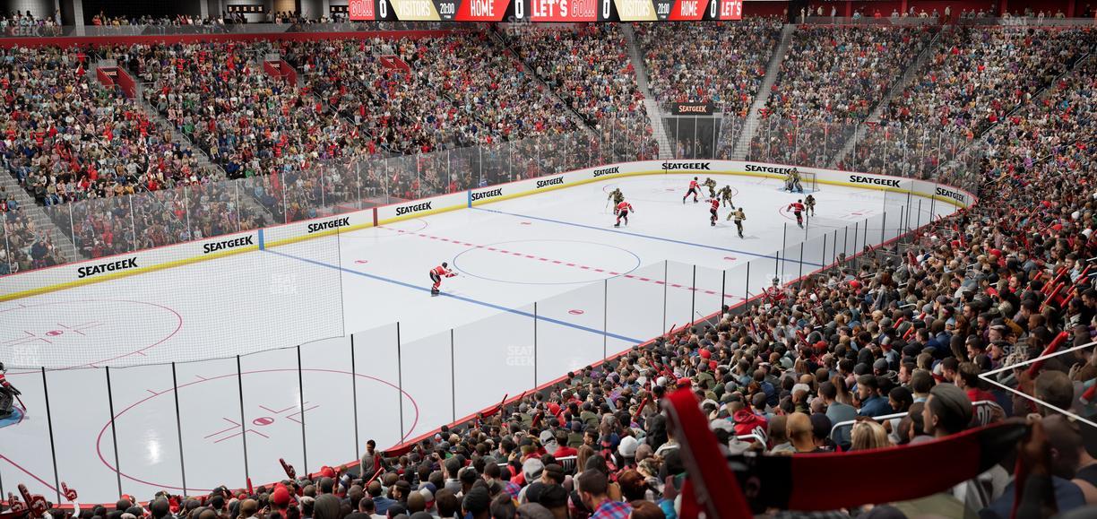 Little Caesars Arena - Section 126 Seat View