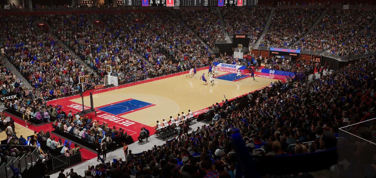 Little Caesars Arena - Section 126 Seat View