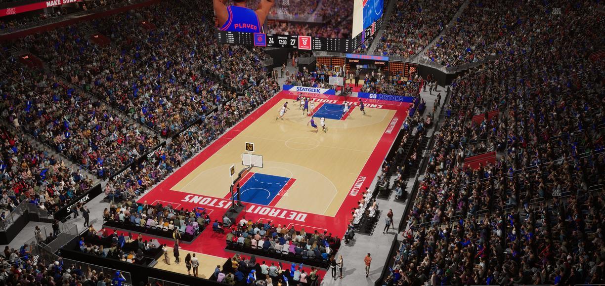 Little Caesars Arena - Section 201 Seat View