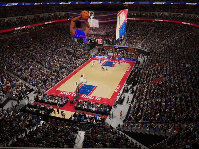 Little Caesars Arena - Section 201 Seat View