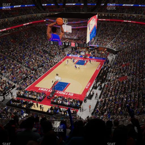 Little Caesars Arena - Section 201 Seat View