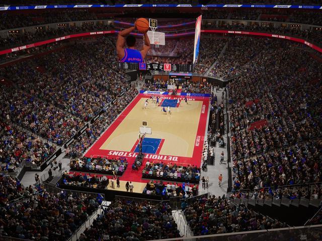 Little Caesars Arena - Section 202 Seat View