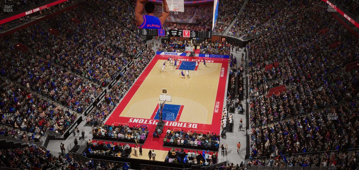 Little Caesars Arena - Section 202 Seat View