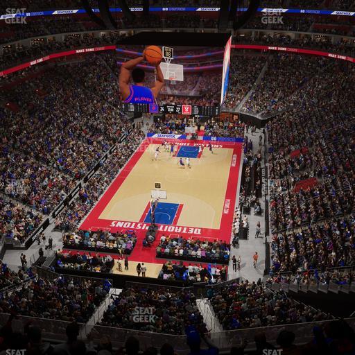 Little Caesars Arena - Section 202 Seat View