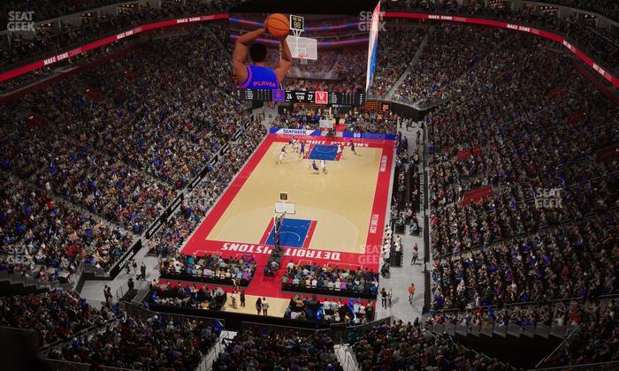 Little Caesars Arena - Section 202 Seat View