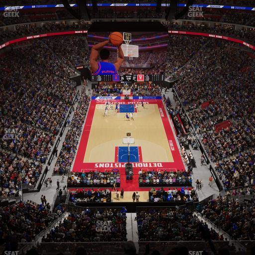 Little Caesars Arena - Section 203 Seat View