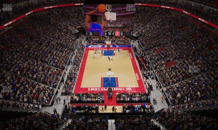 Little Caesars Arena - Section 203 Seat View