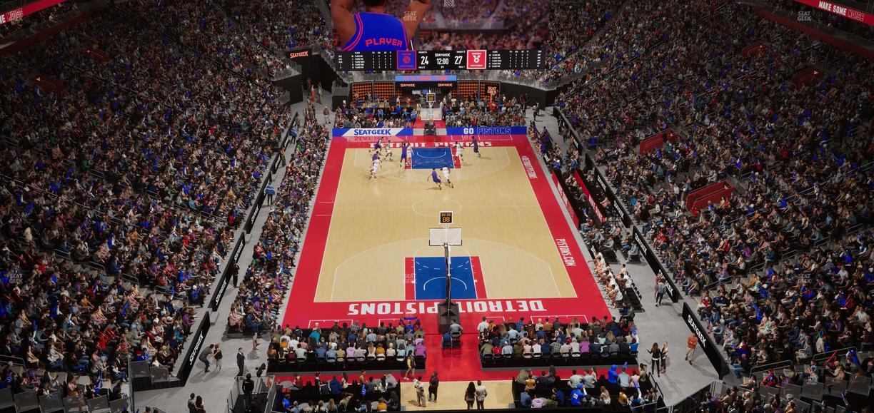 Little Caesars Arena - Section 203 Seat View