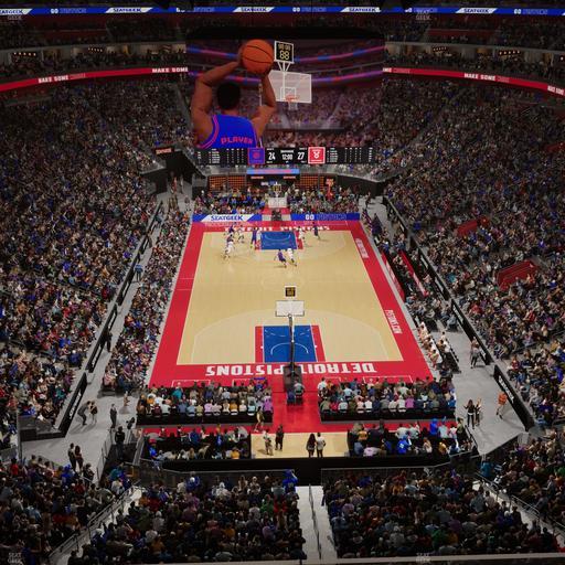 Little Caesars Arena - Section 203 Seat View