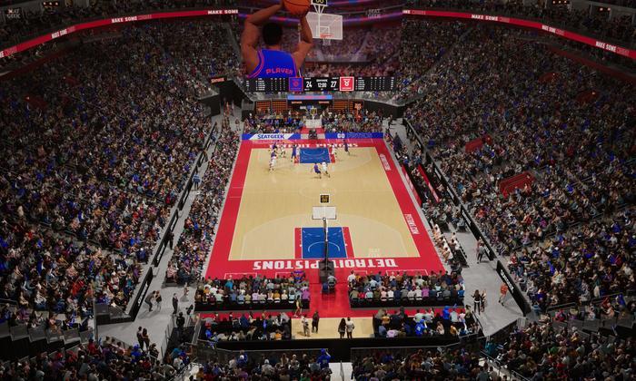 Little Caesars Arena - Section 203 Seat View